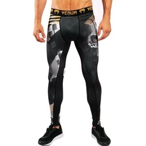Venum Skull Spats Leggings MMA Men’s Size Large Jiu Jitsu Ufc Compression